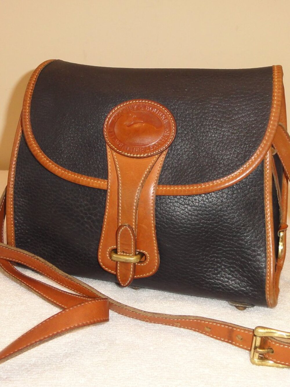 Vintage Dooney and Bourke Crossbody Bag, All Weather Leather GOOD CONDITION!